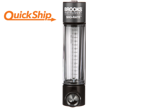 Brooks 1350G flow meter with valve