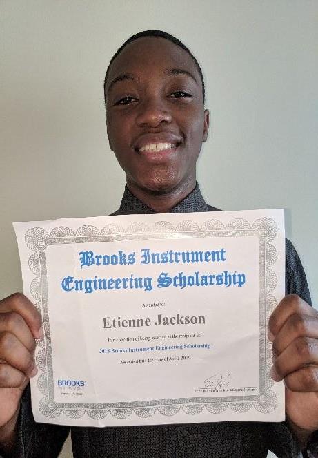 Brooks Instrument 2018 Engineering Scholarship Recipient 