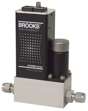 Brooks Instrument SLA5850 Mass Flow Controller with EtherNet/IP