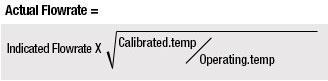 Temperature Correction Calculation