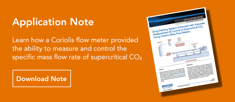 Brooks Instrument Coriolis Flow Meter Application Note